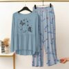 New Printed Night Suit With Trousers For Women - Image 7