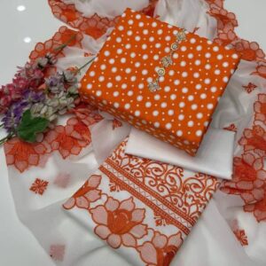 Demanding Article | Stuff lawn Cotton | Digita printed Polka ✅ 3