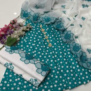 Demanding Article | Stuff lawn Cotton | Digita printed Polka ✅ 6