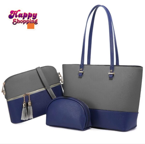 Restock on Huge Demand – High-Quality 3-Piece Shoulder Bag Set for Girls | Premium Artificial Leather | Rs. 2250 Only! - Image 7