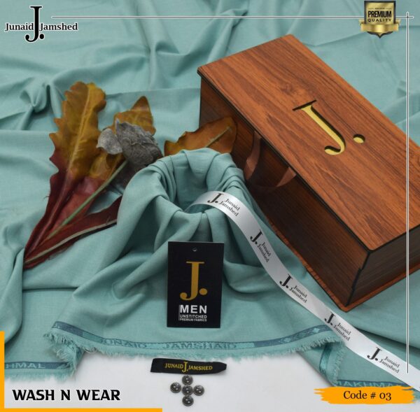 Alhamdulilah In Stock: J. Junaid Jamshed Four Season Super Fine Wash & Wear Suiting - Image 7