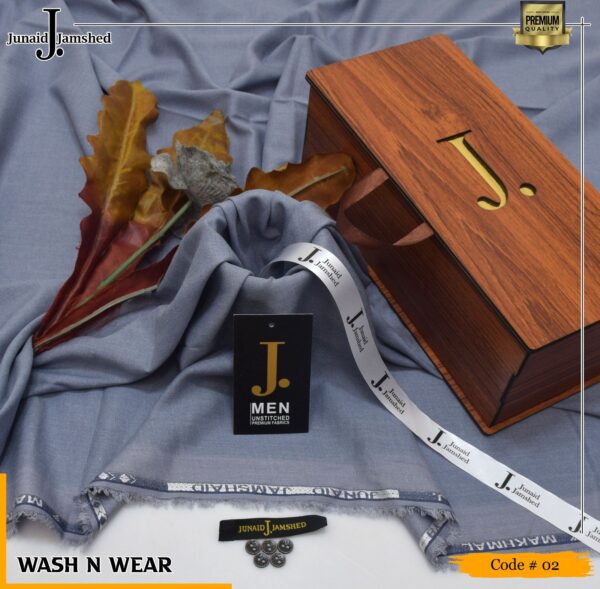 Alhamdulilah In Stock: J. Junaid Jamshed Four Season Super Fine Wash & Wear Suiting - Image 3