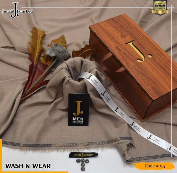 Alhamdulilah In Stock: J. Junaid Jamshed Four Season Super Fine Wash & Wear Suiting - Image 5