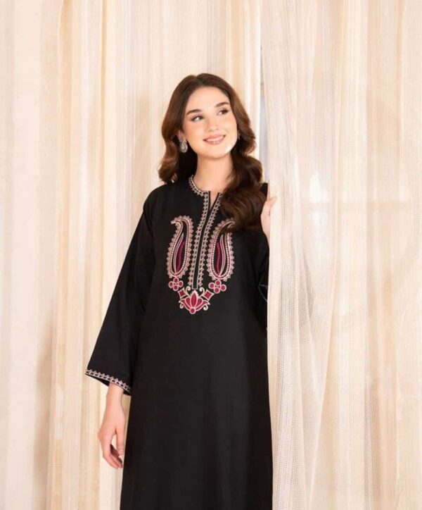 Black Rose – Elegant Embroidered Summer Suit