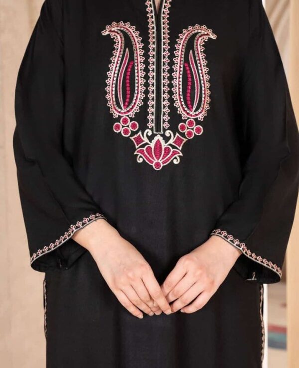 Black Rose – Elegant Embroidered Summer Suit - Image 2