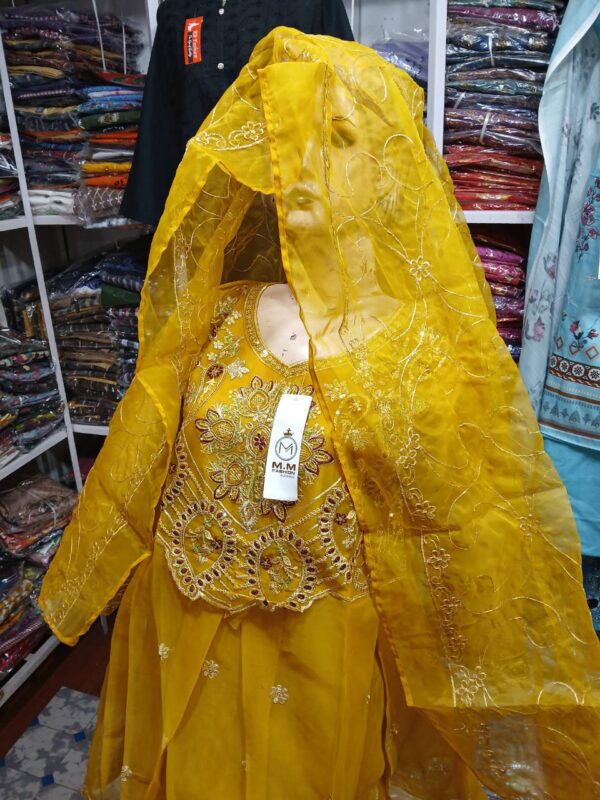 Elegant Fancy Lehenga 3-Piece Set – Premium Cotton for a Stunning Traditional Look - Image 6