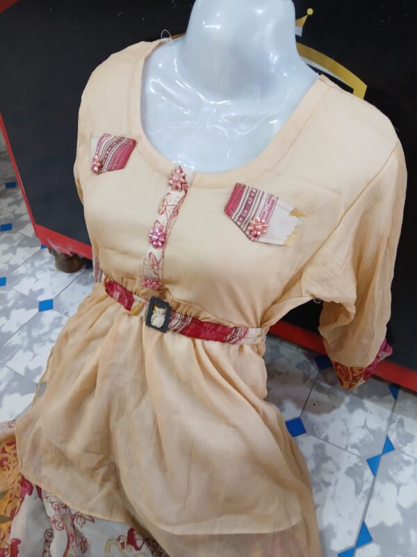 Elegant Fancy Two-Piece Suit with Premium Chiffon Lehenga – A1 Quality at 1960