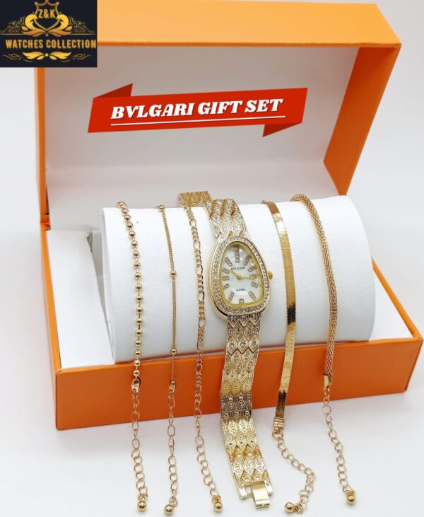 Z&K Bvlgari Girls’ Diamond Jewelry Watch Set – Elegant & Affordable - Image 6