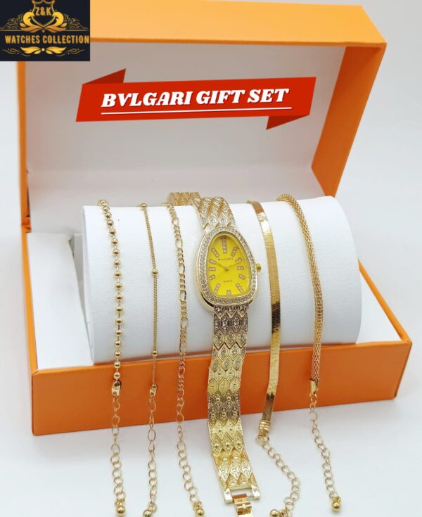 Z&K Bvlgari Girls’ Diamond Jewelry Watch Set – Elegant & Affordable - Image 4