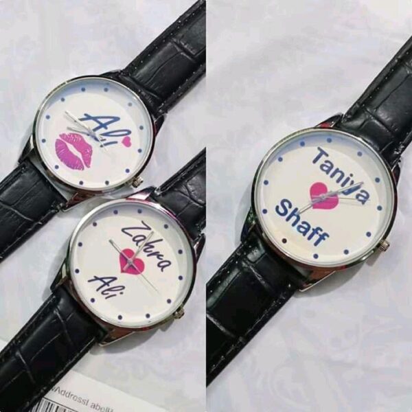 Personalized Picture Watch – Unique Gift in Brown & Black - Image 5