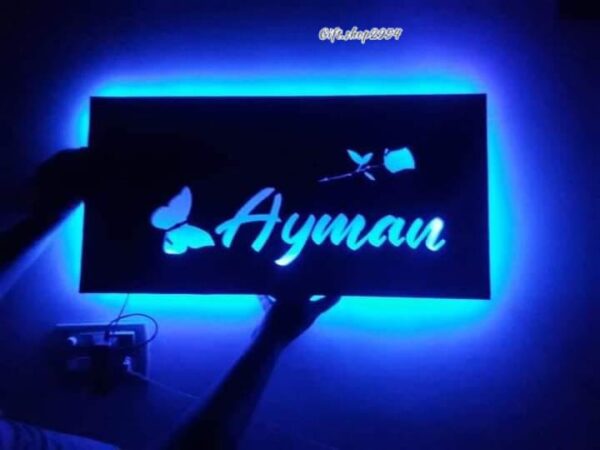Personalized Name Wall Frame – Brighten Your Space with Custom Style - Image 2