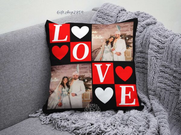 Personalized Canvas Pillow with Filling – Perfect Customized Comfort - Image 22