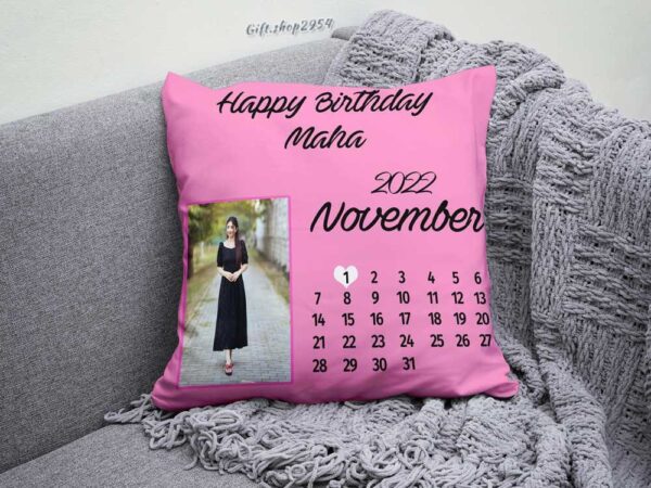 Personalized Canvas Pillow with Filling – Perfect Customized Comfort - Image 5