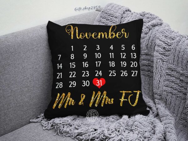 Personalized Canvas Pillow with Filling – Perfect Customized Comfort - Image 14
