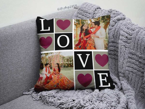 Personalized Canvas Pillow with Filling – Perfect Customized Comfort - Image 4