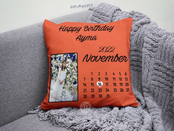 Personalized Canvas Pillow with Filling – Perfect Customized Comfort - Image 20