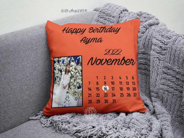 Personalized Canvas Pillow with Filling – Perfect Customized Comfort - Image 17