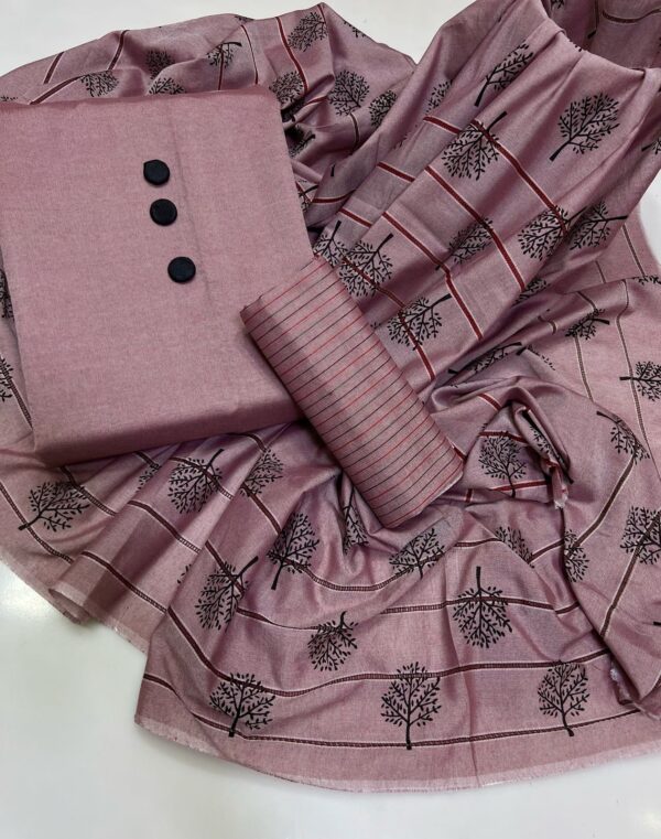 Fresh Summer Lawn 3-Piece Suit – Elegant Prints with Comfortable Plain Shirt - Image 8