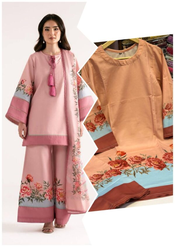 Eid Special Stitched 2-Piece Dress – Pure Swiss Lawn Digital Print Now at 2450