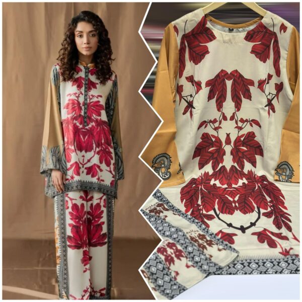 Eid Special Stitched 2-Piece Dress – Pure Swiss Lawn Digital Print Now at 2450 - Image 8