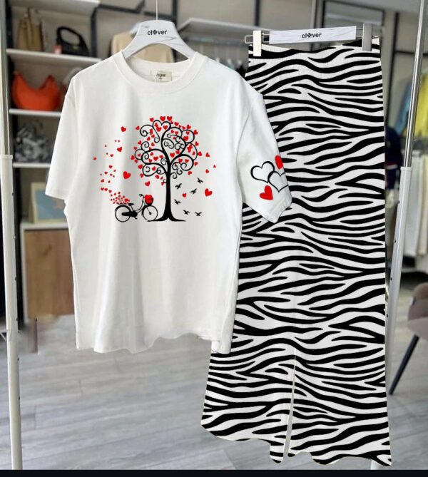 Trendy Cotton Jersey Lounge Wear Set – Soft, Stylish Comfort for Just 1399 - Image 2