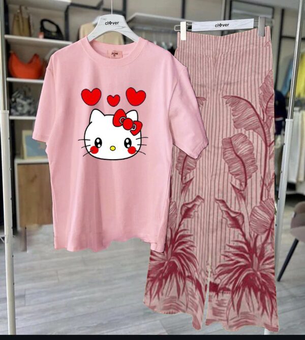 Fresh Cotton Jersey Lounge Wear Set – Comfort Meets Style at Just 1399 - Image 3