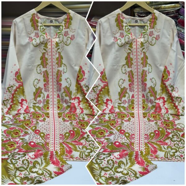 Eid Special Stitched 2-Piece Dress – Pure Swiss Lawn Digital Print Now at 2450 - Image 9