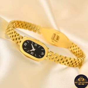 Stylish Fancy Branded Watch-Style Bangle – Original Stainless Steel