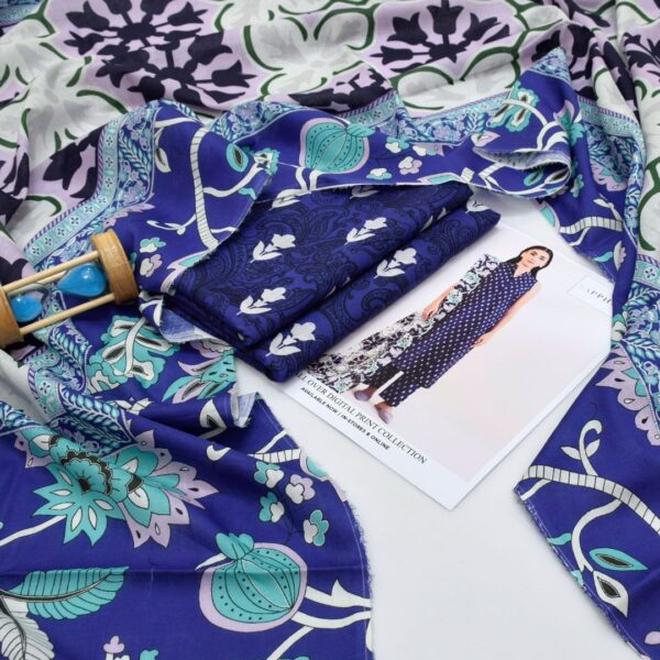 Sapphire x Bareeze Digital Lawn – Exclusive 3PC Elegance - Image 12