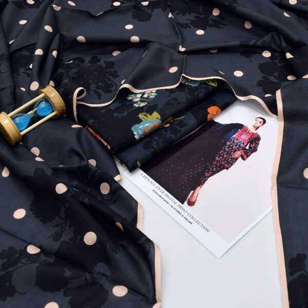 Sapphire x Bareeze Digital Lawn – Exclusive 3PC Elegance - Image 11