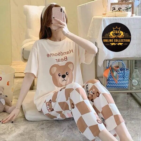 Sleep in Style with Our Printed Jersey Night Suit Collection - Image 5