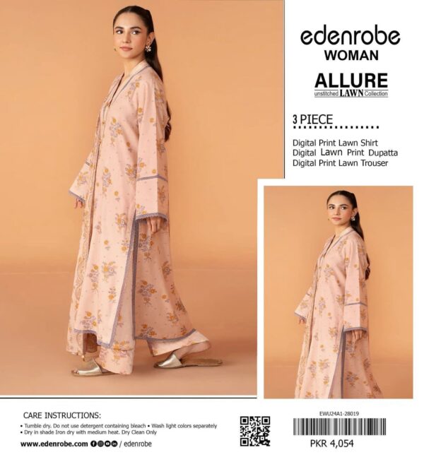 Fresh EdenRobe 2025 Summer Lawn Collection – Vibrant Digital Prints - Image 8
