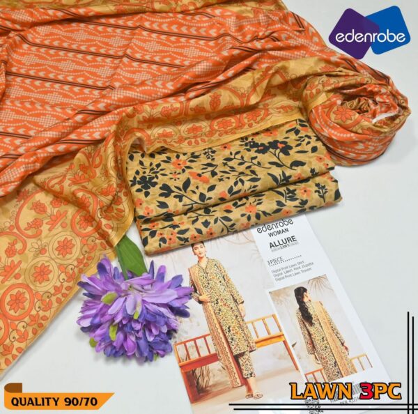 Fresh EdenRobe 2025 Summer Lawn Collection – Vibrant Digital Prints - Image 6