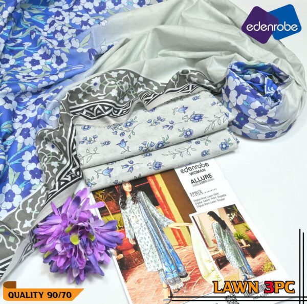 Fresh EdenRobe 2025 Summer Lawn Collection – Vibrant Digital Prints - Image 18