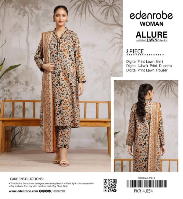 Fresh EdenRobe 2025 Summer Lawn Collection – Vibrant Digital Prints - Image 11