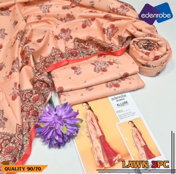Fresh EdenRobe 2025 Summer Lawn Collection – Vibrant Digital Prints - Image 15