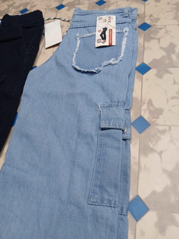 Stylish Denim Cargo Pants Set – Perfect Fit for Quality Lovers - Image 4