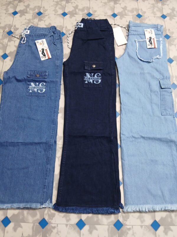 Stylish Denim Cargo Pants Set – Perfect Fit for Quality Lovers - Image 3