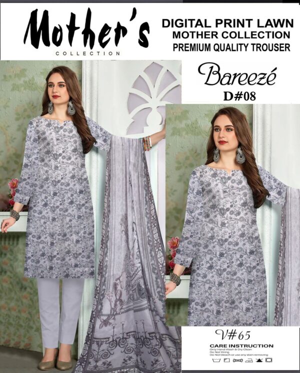 Timeless Digital Elegance – Airjet Lawn 3-Piece Mother Collection - Image 8