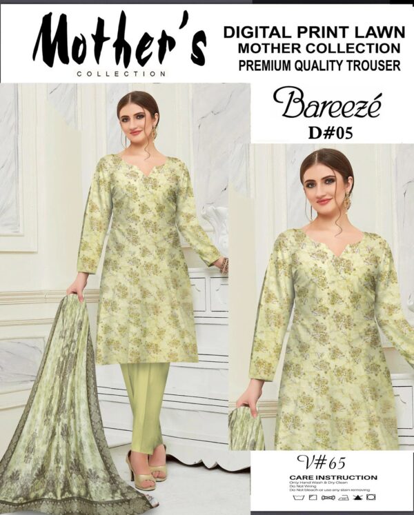 Timeless Digital Elegance – Airjet Lawn 3-Piece Mother Collection