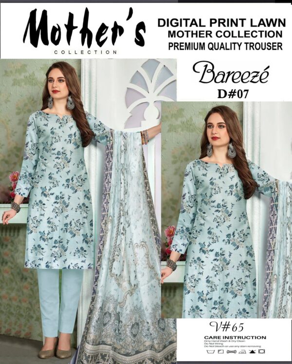 Timeless Digital Elegance – Airjet Lawn 3-Piece Mother Collection - Image 5