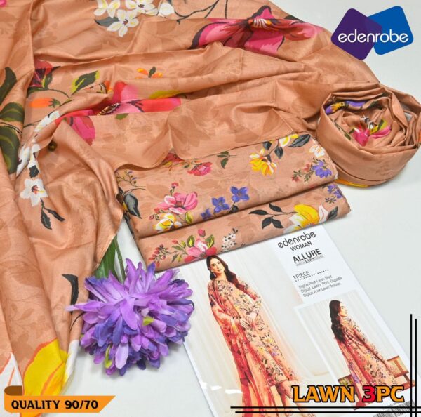 Fresh EdenRobe 2025 Summer Lawn Collection – Vibrant Digital Prints - Image 5