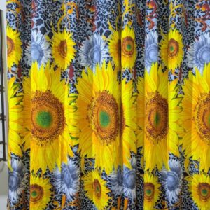 Add a Touch of Luxury with 5D Crystal Cotton Satin Curtain Set 8