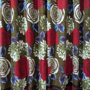 Add a Touch of Luxury with 5D Crystal Cotton Satin Curtain Set 9