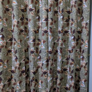 Add a Touch of Luxury with 5D Crystal Cotton Satin Curtain Set 7