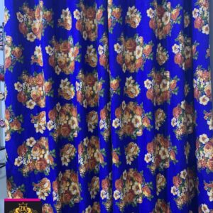 Add a Touch of Luxury with 5D Crystal Cotton Satin Curtain Set 12