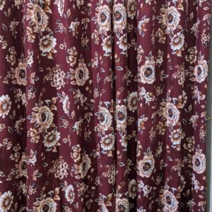 Add a Touch of Luxury with 5D Crystal Cotton Satin Curtain Set 10