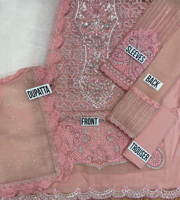 Unveil Grace in Every Detail with Maria B Inspired Embroidered Elegance - Image 3