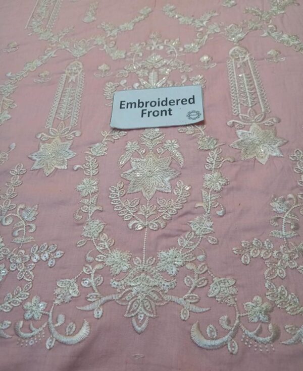 Step Into Elegance with Faiza Saqlain Luxe Lawn Ensemble - Image 3