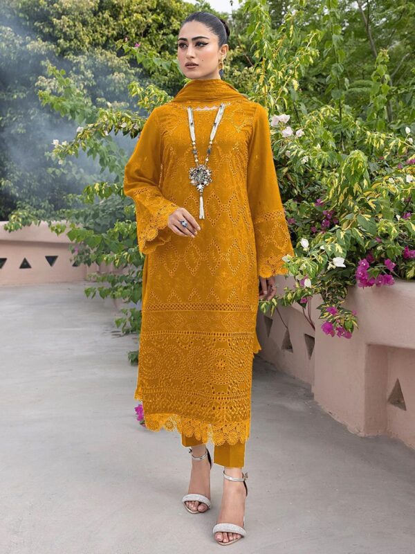 Unveil Timeless Grace with KAHF Chikankari 2024 Edition - Image 2